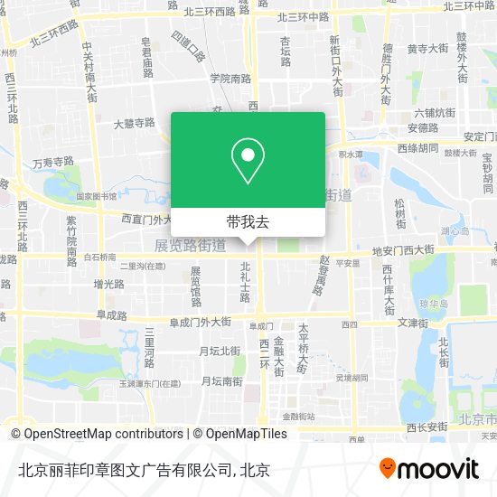 北京丽菲印章图文广告有限公司地图