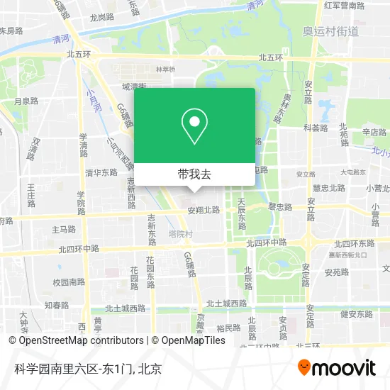 科学园南里六区-东1门地图