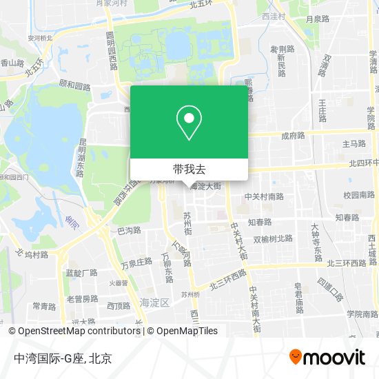 中湾国际-G座地图