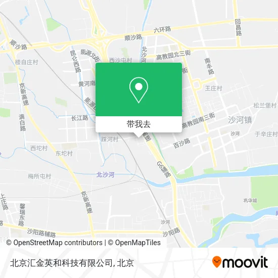 北京汇金英和科技有限公司地图