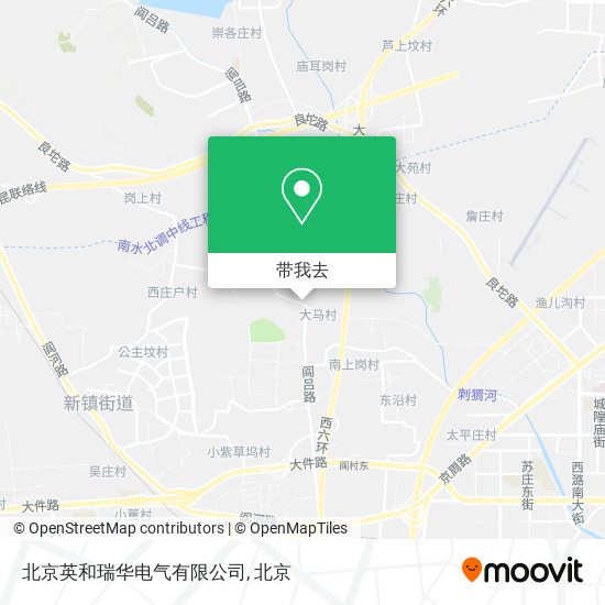 北京英和瑞华电气有限公司地图