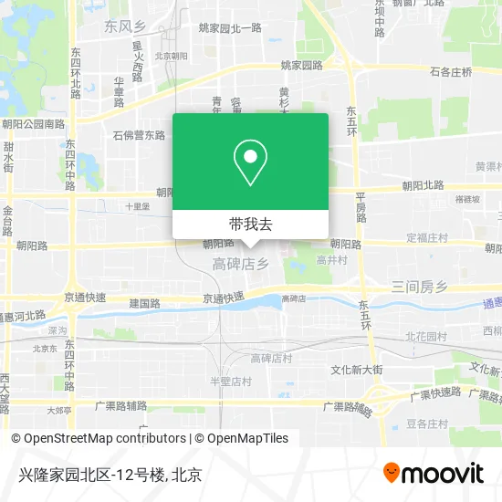 兴隆家园北区-12号楼地图