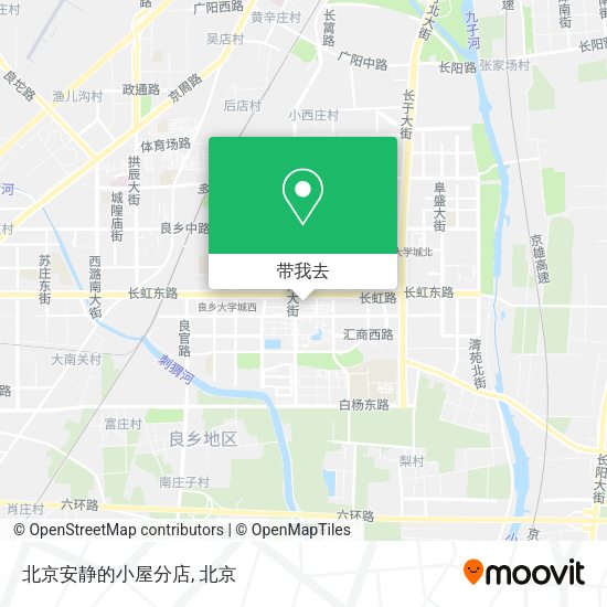 北京安静的小屋分店地图
