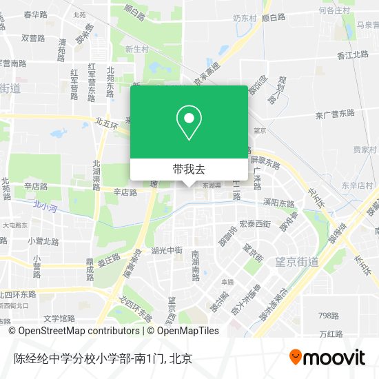 陈经纶中学分校小学部-南1门地图