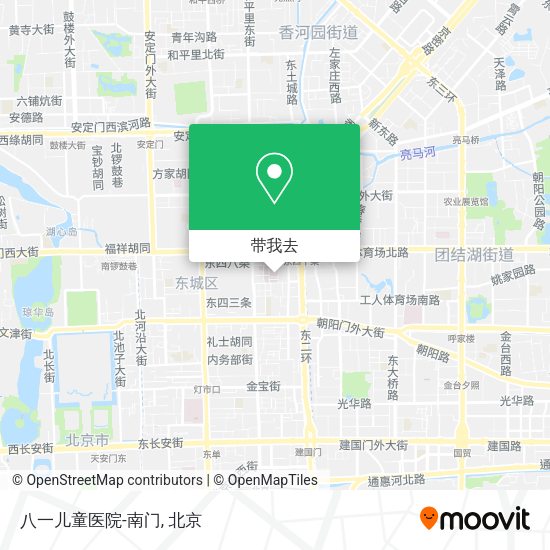 八一儿童医院-南门地图