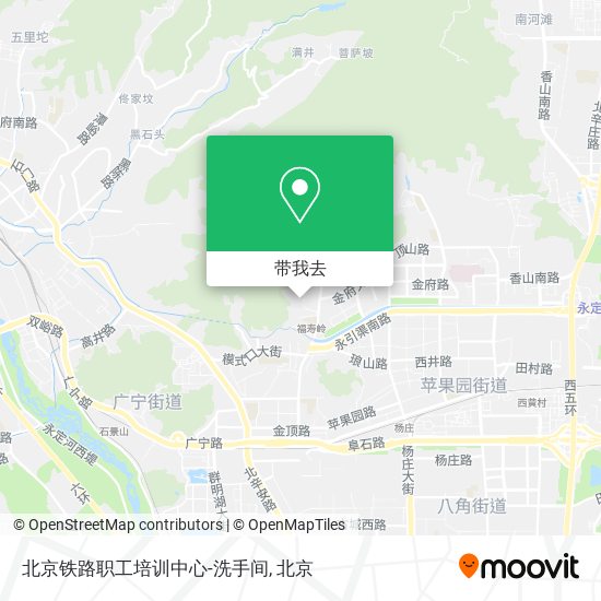 北京铁路职工培训中心-洗手间地图