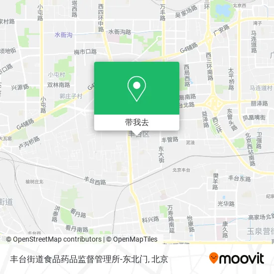 丰台街道食品药品监督管理所-东北门地图