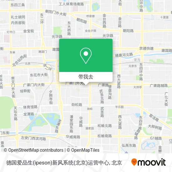 德国爱品生(ipeson)新风系统(北京)运营中心地图