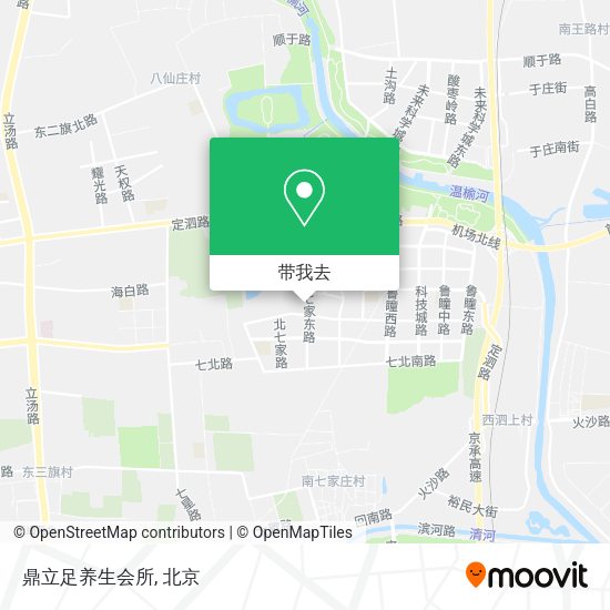 鼎立足养生会所地图