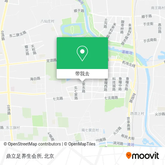 鼎立足养生会所地图