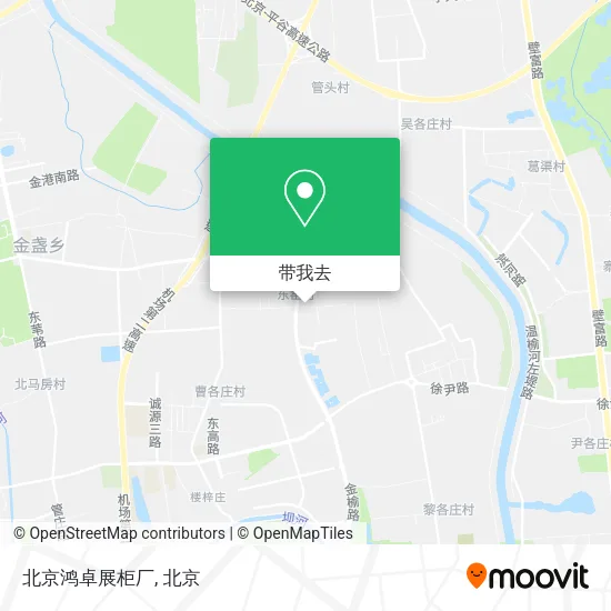 北京鸿卓展柜厂地图