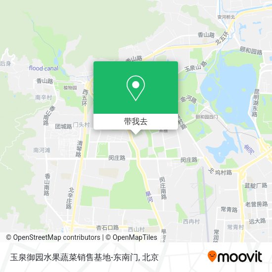 玉泉御园水果蔬菜销售基地-东南门地图