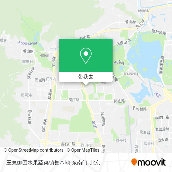 玉泉御园水果蔬菜销售基地-东南门地图
