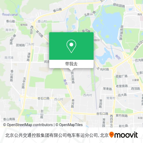 北京公共交通控股集团有限公司电车客运分公司地图