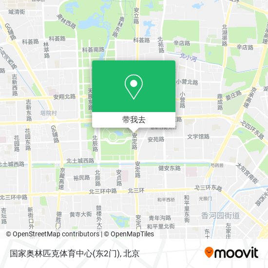 国家奥林匹克体育中心(东2门)地图