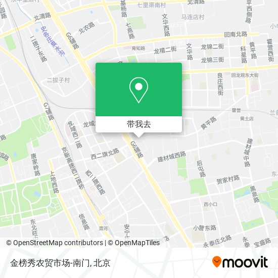 金榜秀农贸市场-南门地图