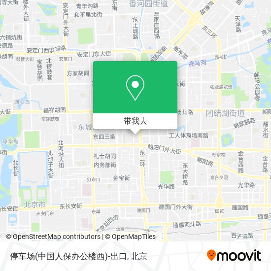 停车场(中国人保办公楼西)-出口地图