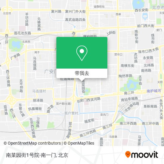南菜园街1号院-南一门地图