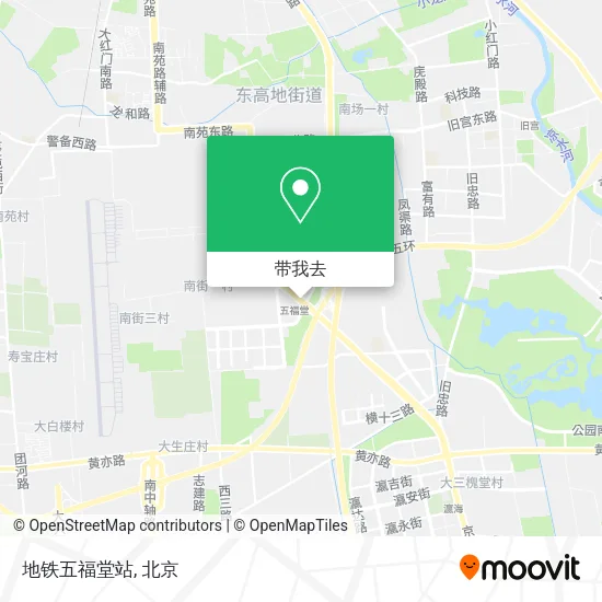 地铁五福堂站地图