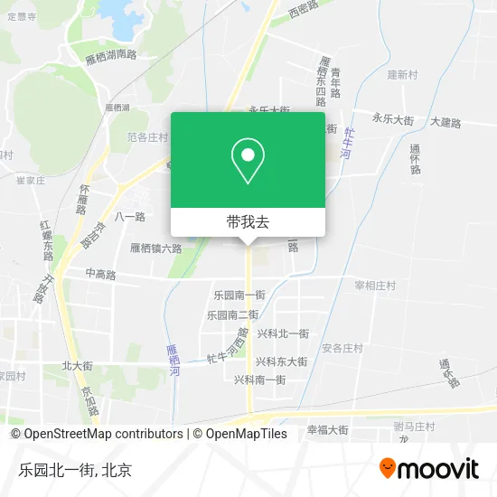乐园北一街地图