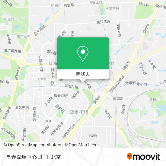昆泰嘉瑞中心-北门地图