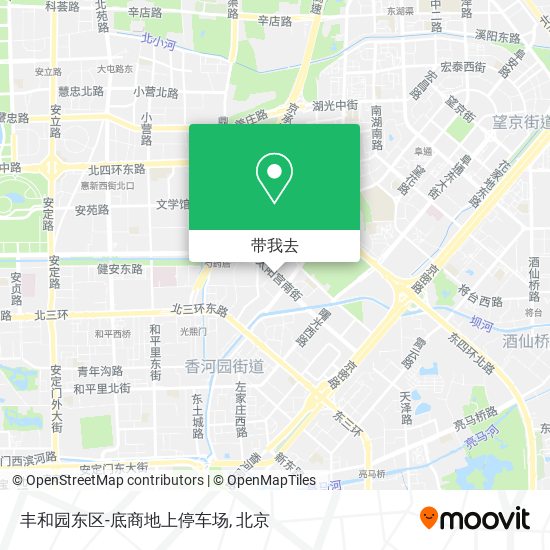 丰和园东区-底商地上停车场地图