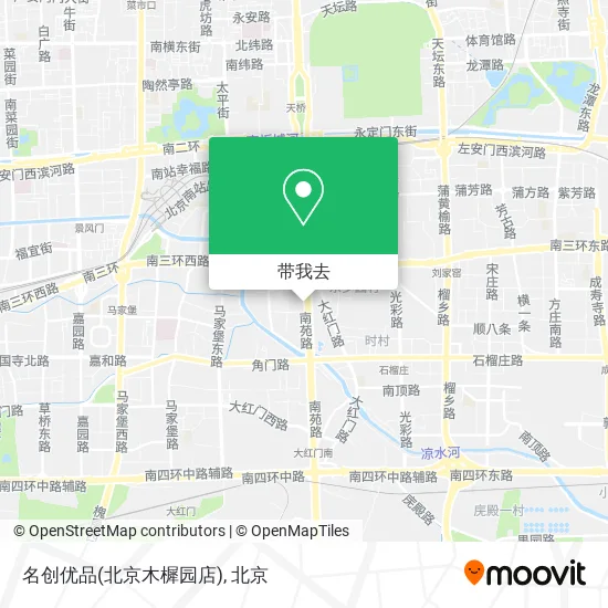 名创优品(北京木樨园店)地图