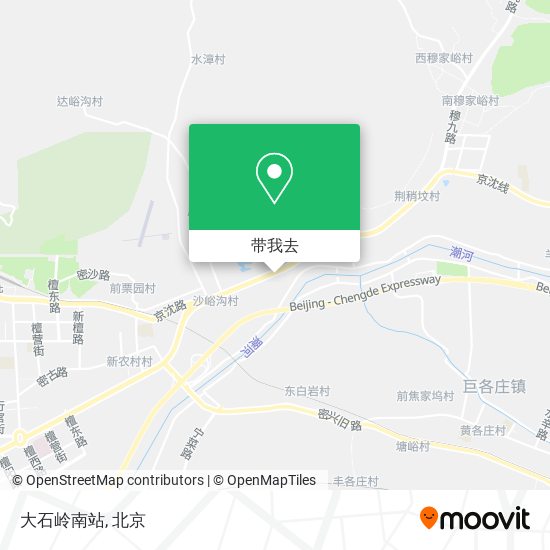 大石岭南站地图