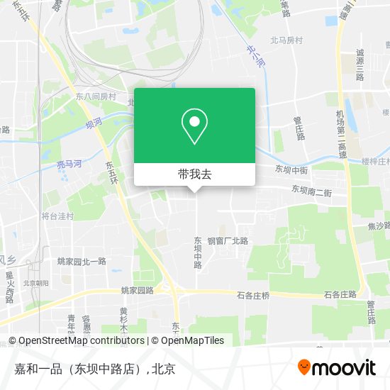 嘉和一品（东坝中路店）地图