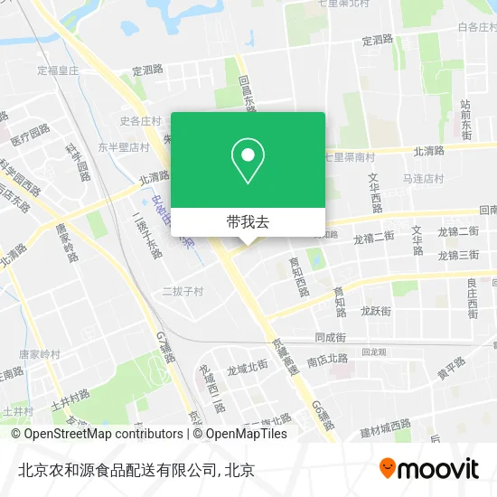 北京农和源食品配送有限公司地图