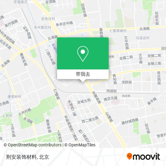 荆安装饰材料地图