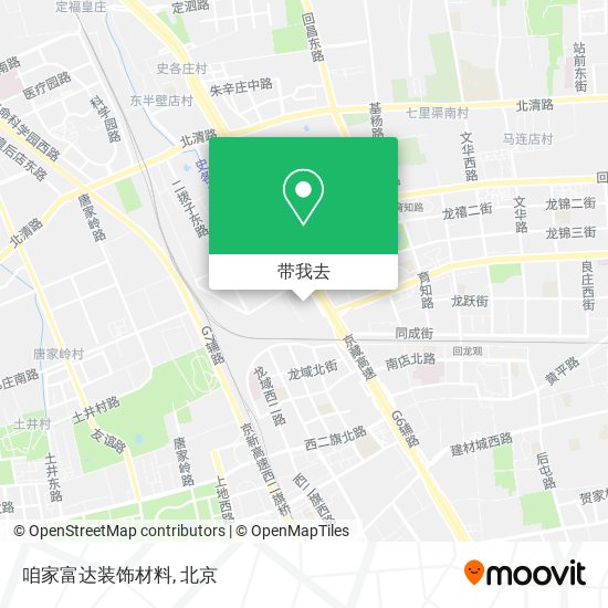 咱家富达装饰材料地图