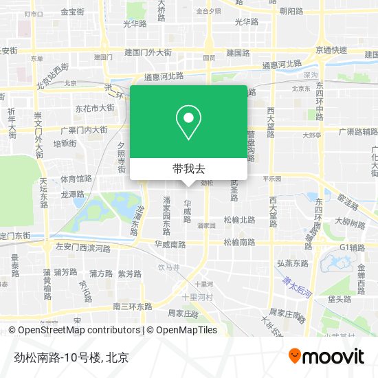 劲松南路-10号楼地图