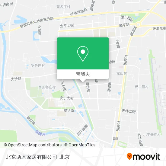 北京两木家居有限公司地图