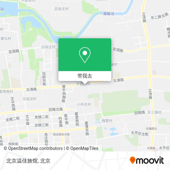 北京温佳旅馆地图