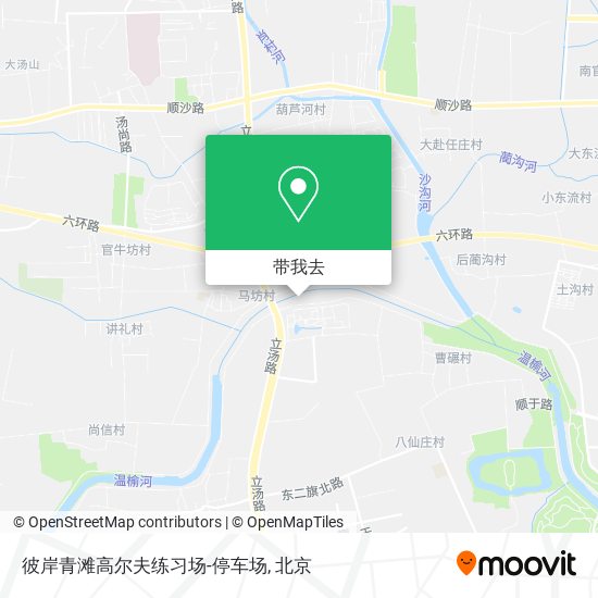 彼岸青滩高尔夫练习场-停车场地图