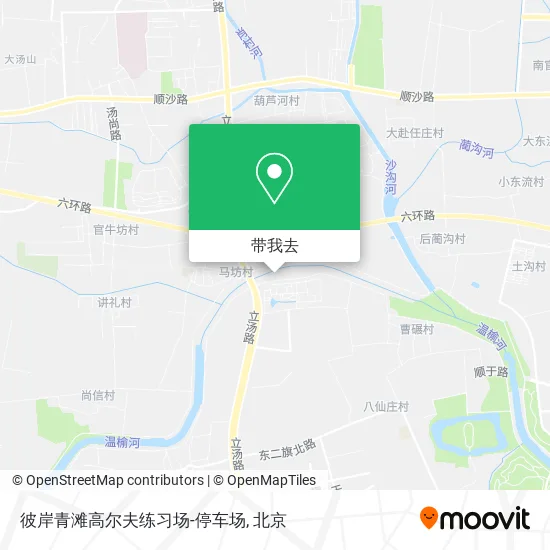 彼岸青滩高尔夫练习场-停车场地图