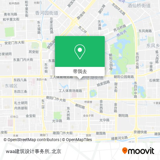 waa建筑设计事务所地图