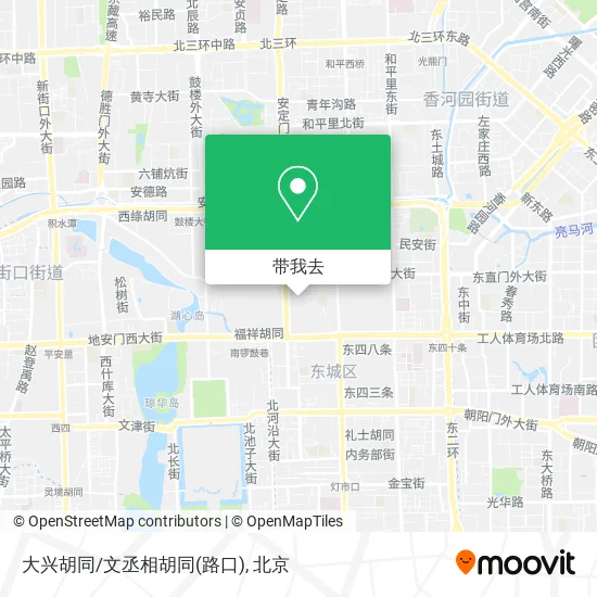 大兴胡同/文丞相胡同(路口)地图