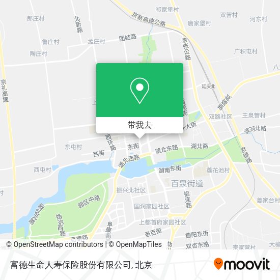 富德生命人寿保险股份有限公司地图