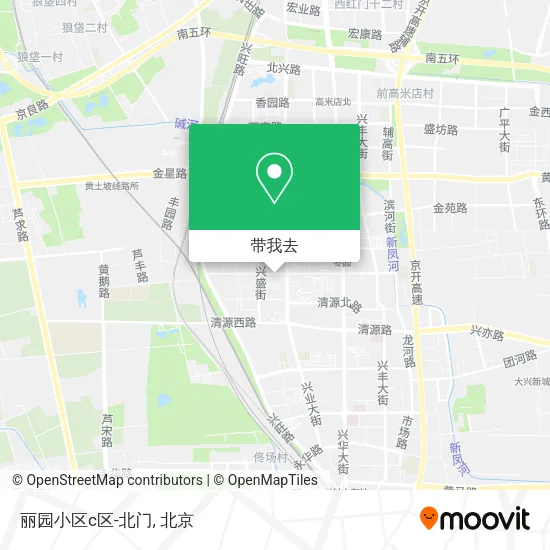 丽园小区c区-北门地图