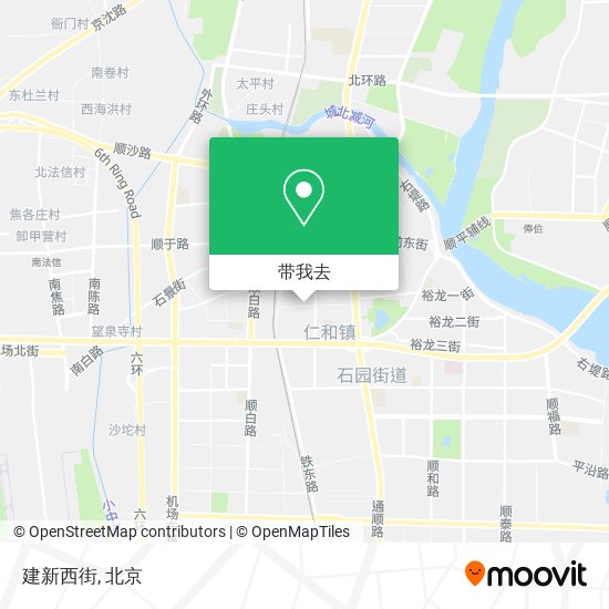 建新西街地图