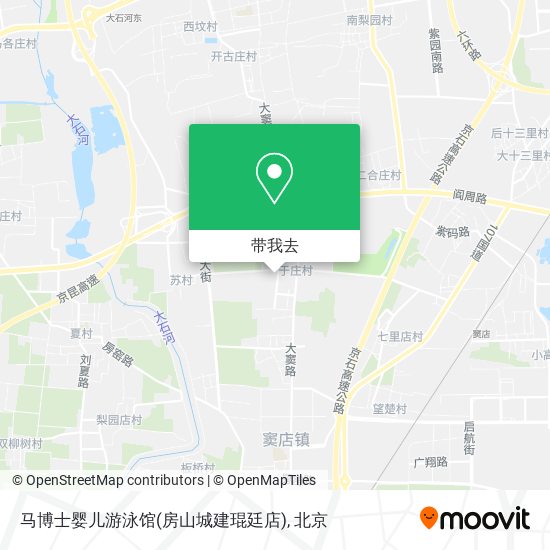 马博士婴儿游泳馆(房山城建琨廷店)地图