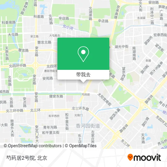 芍药居2号院地图