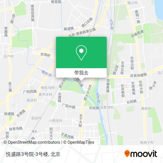 悦盛路3号院-3号楼地图