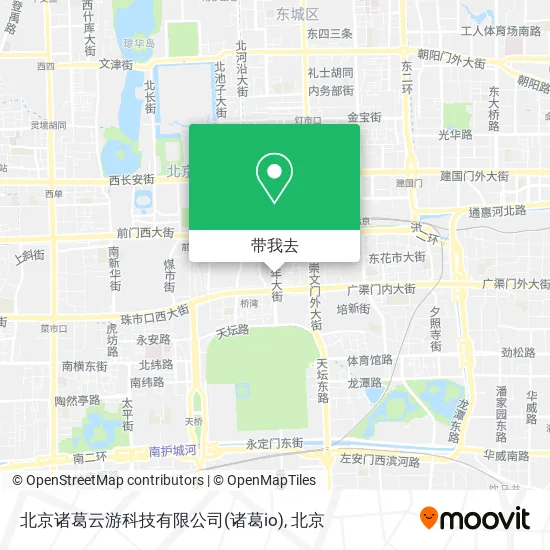 北京诸葛云游科技有限公司(诸葛io)地图