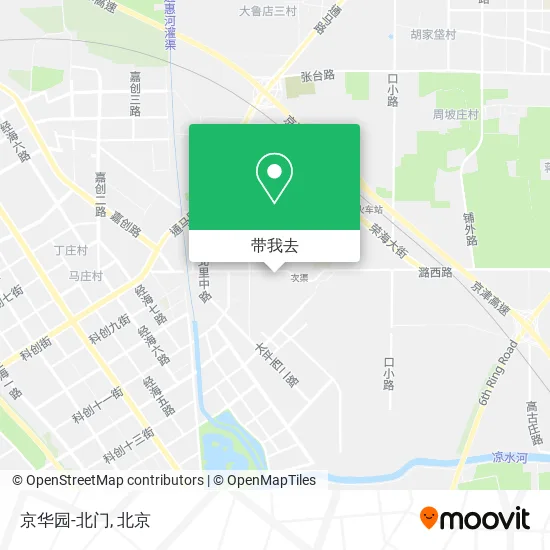京华园-北门地图