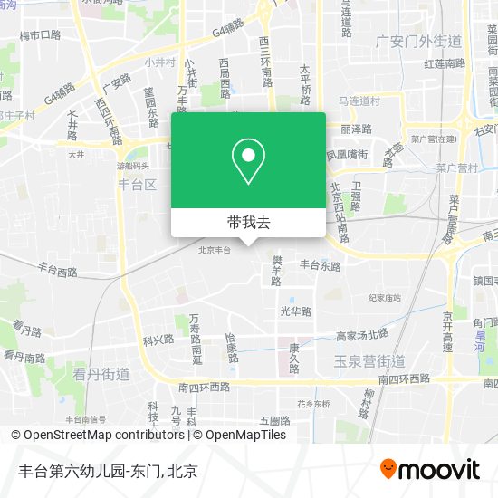 丰台第六幼儿园-东门地图