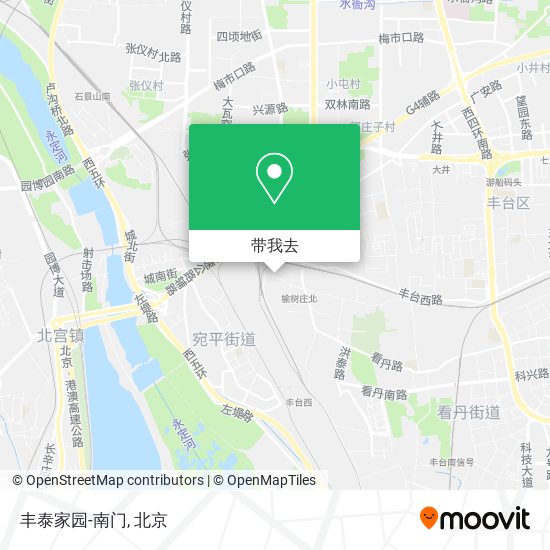 丰泰家园-南门地图