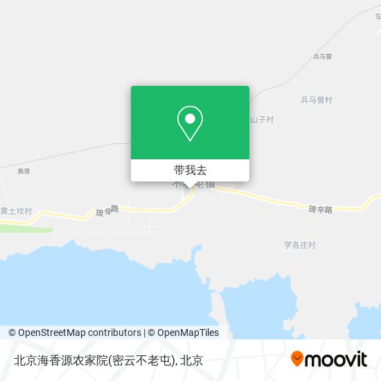 北京海香源农家院(密云不老屯)地图